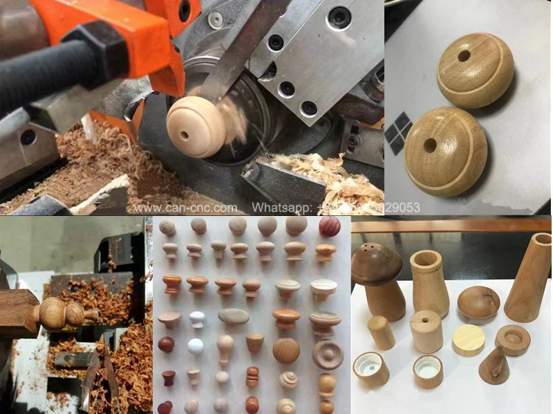 Bamboo wood processing lathe